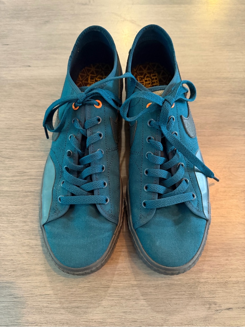 Nike Men's Daan Van Der Linden x Blazer Court SB in Midnight Turquoise Size 8.5
